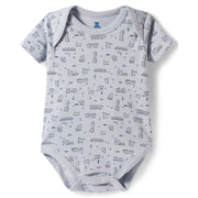 I Bears Interlock Knit Half Sleeves Onesies for Baby | Soft Cotton Baby Bodysuit for Newborns & Infants | Comfortable Daily Wear