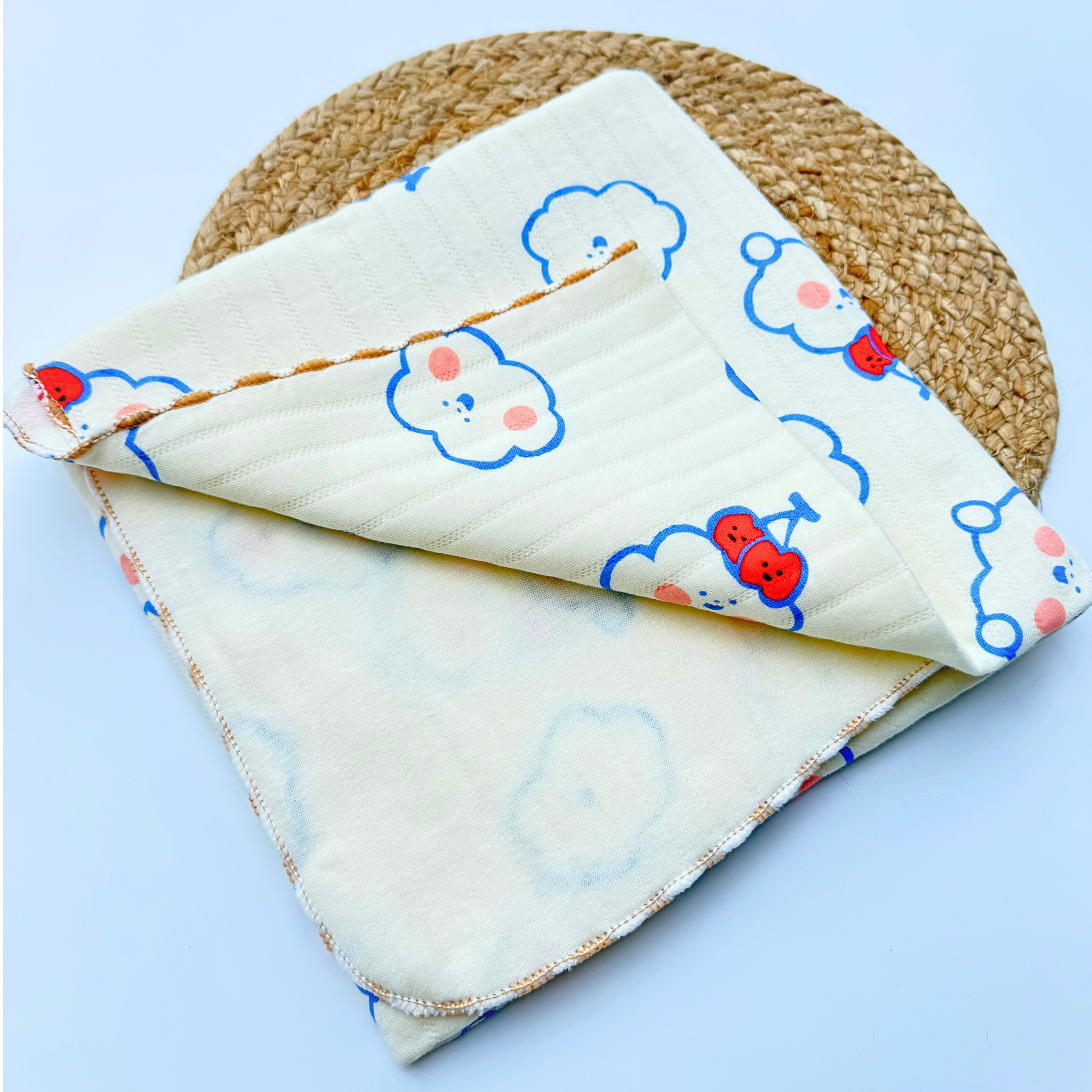 Organic 100% Cotton Baby Muslin Blanket Cloth | Ultra-Soft & Breathable | 85×85 cm | Newborn–12 Months babee D