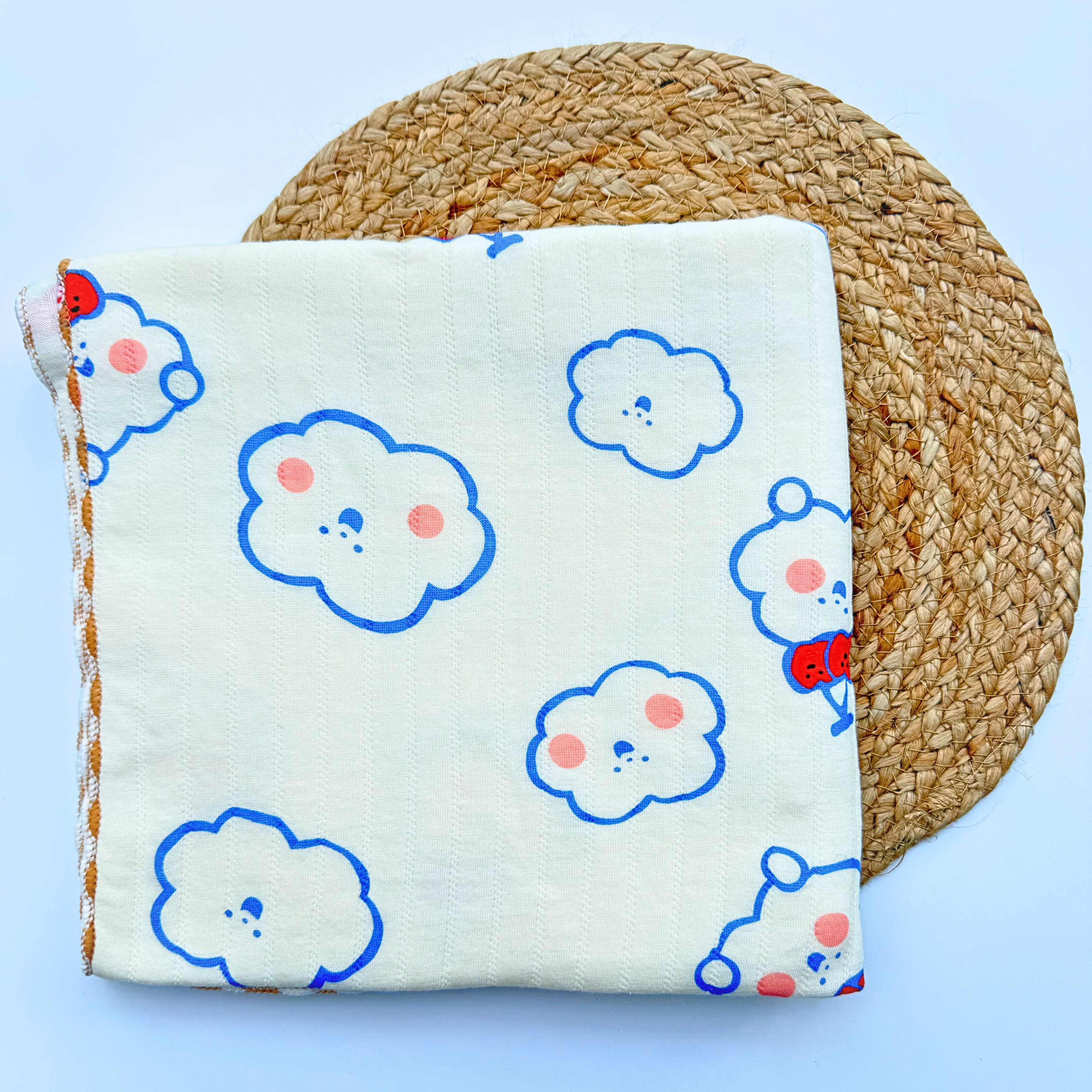 Organic 100% Cotton Baby Muslin Blanket Cloth | Ultra-Soft & Breathable | 85×85 cm | Newborn–12 Months babee D