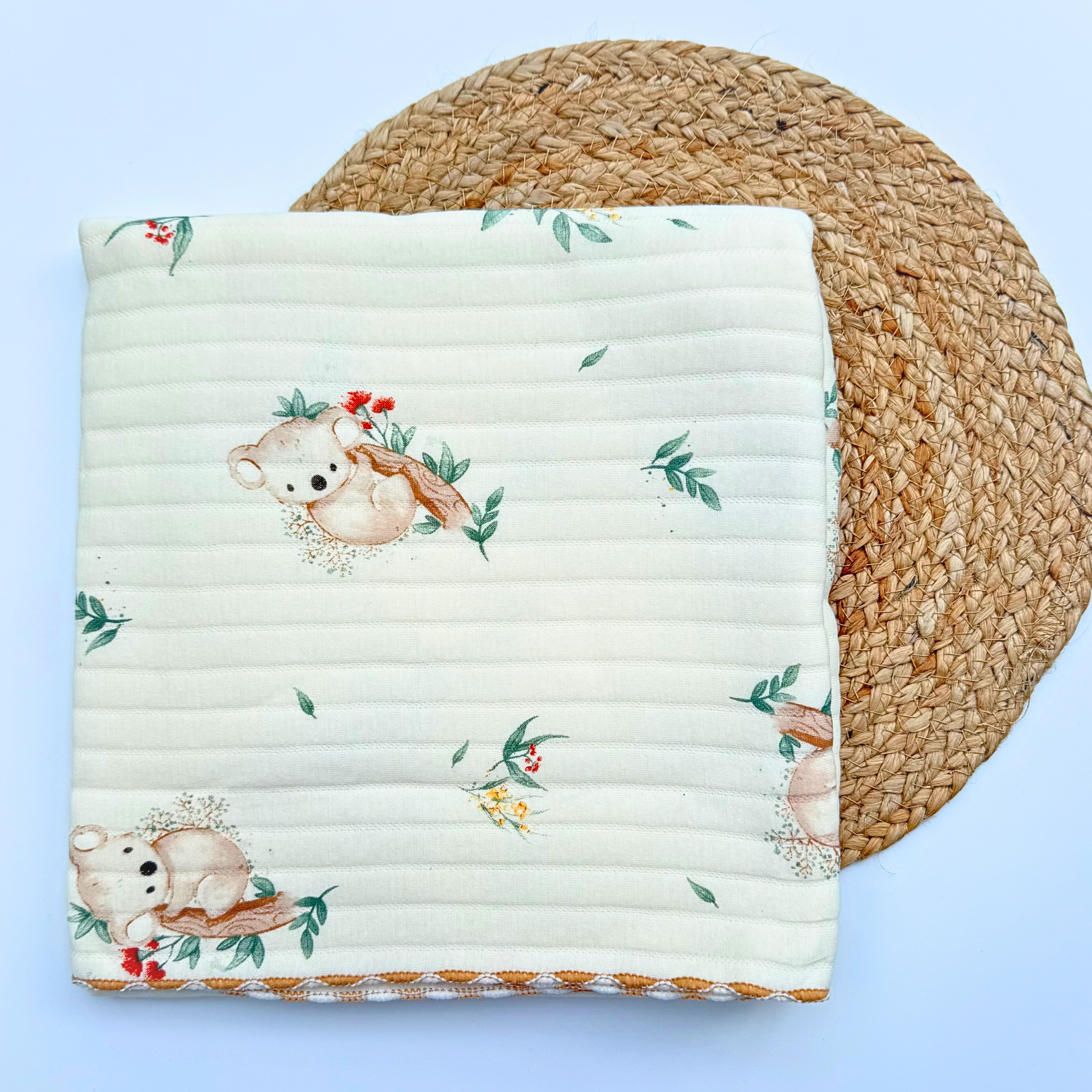 Organic 100% Cotton Baby Muslin Blanket Cloth | Ultra-Soft & Breathable | 85×85 cm | Newborn–12 Months babee D