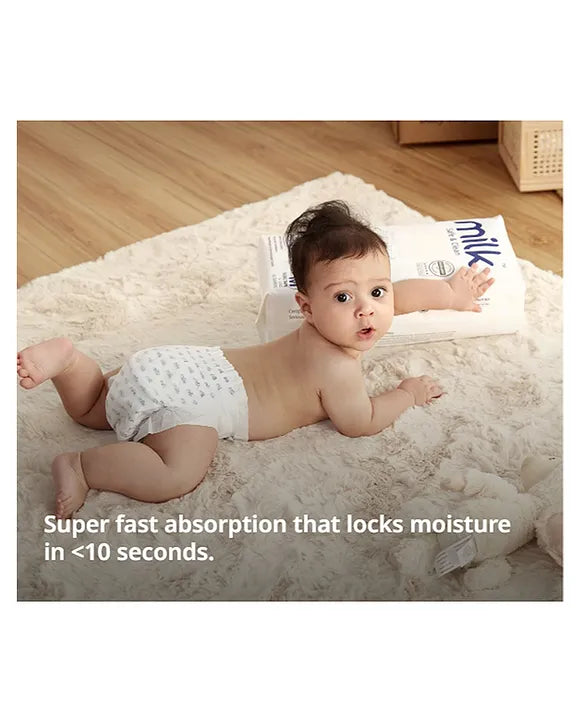 MILK Safe & Clean Baby Diapers Flexi Tape NB (Newborn) | Pack of 22 | Soft, Leak-Proof Disposable Diapers for Newborn Babies
