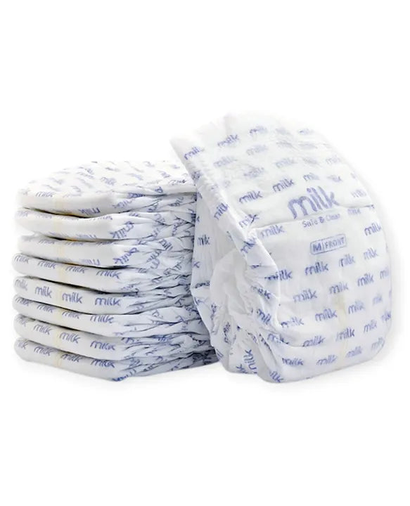MILK Safe & Clean Baby Diapers Flexi Tape NB (Newborn) | Pack of 22 | Soft, Leak-Proof Disposable Diapers for Newborn Babies