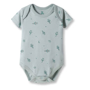 I Bears Interlock Knit Half Sleeves Onesies for Baby | Soft Cotton Baby Bodysuit for Newborns & Infants | Comfortable Daily Wear