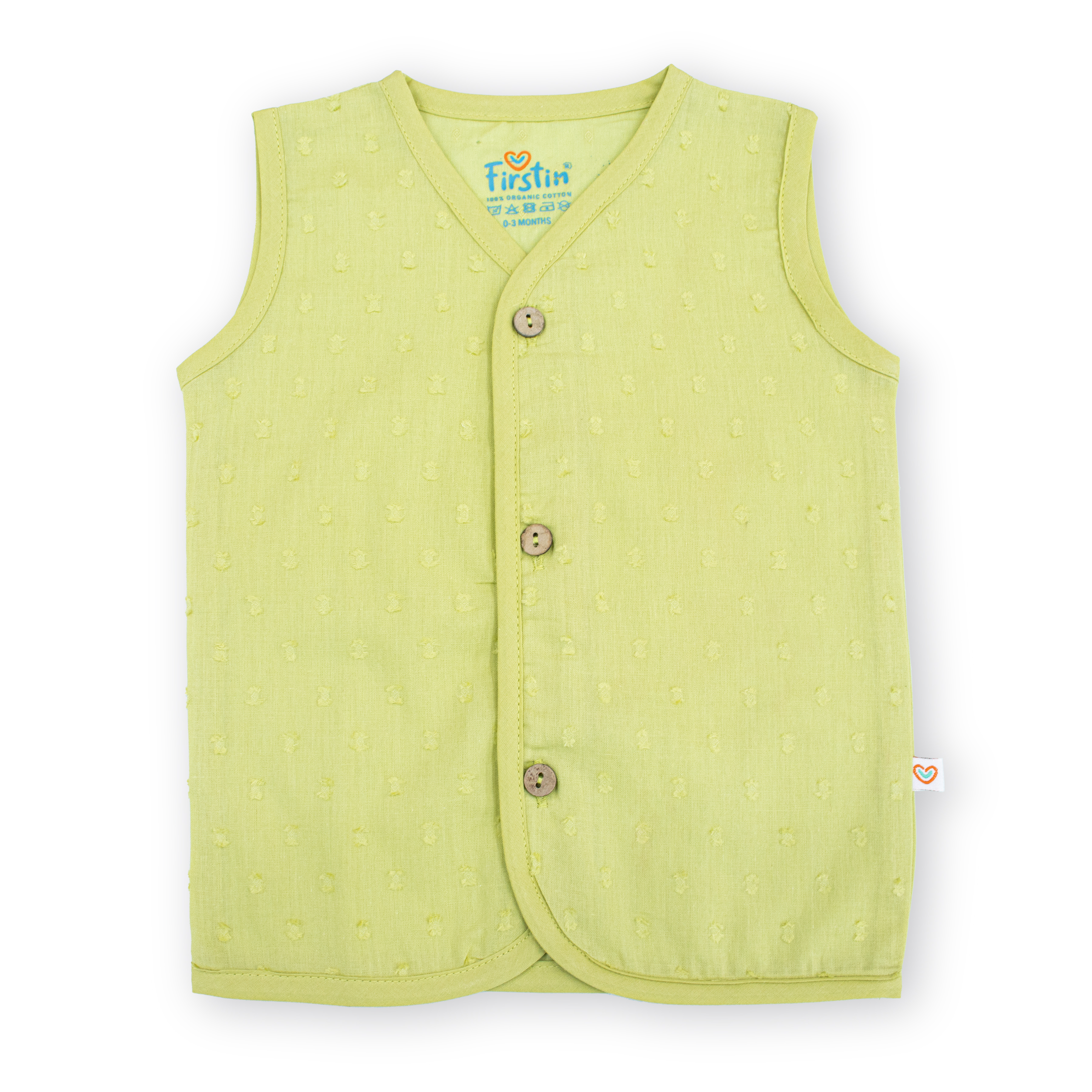 Muslin Button Type Jablas | Muslin Front Button Top For Babies