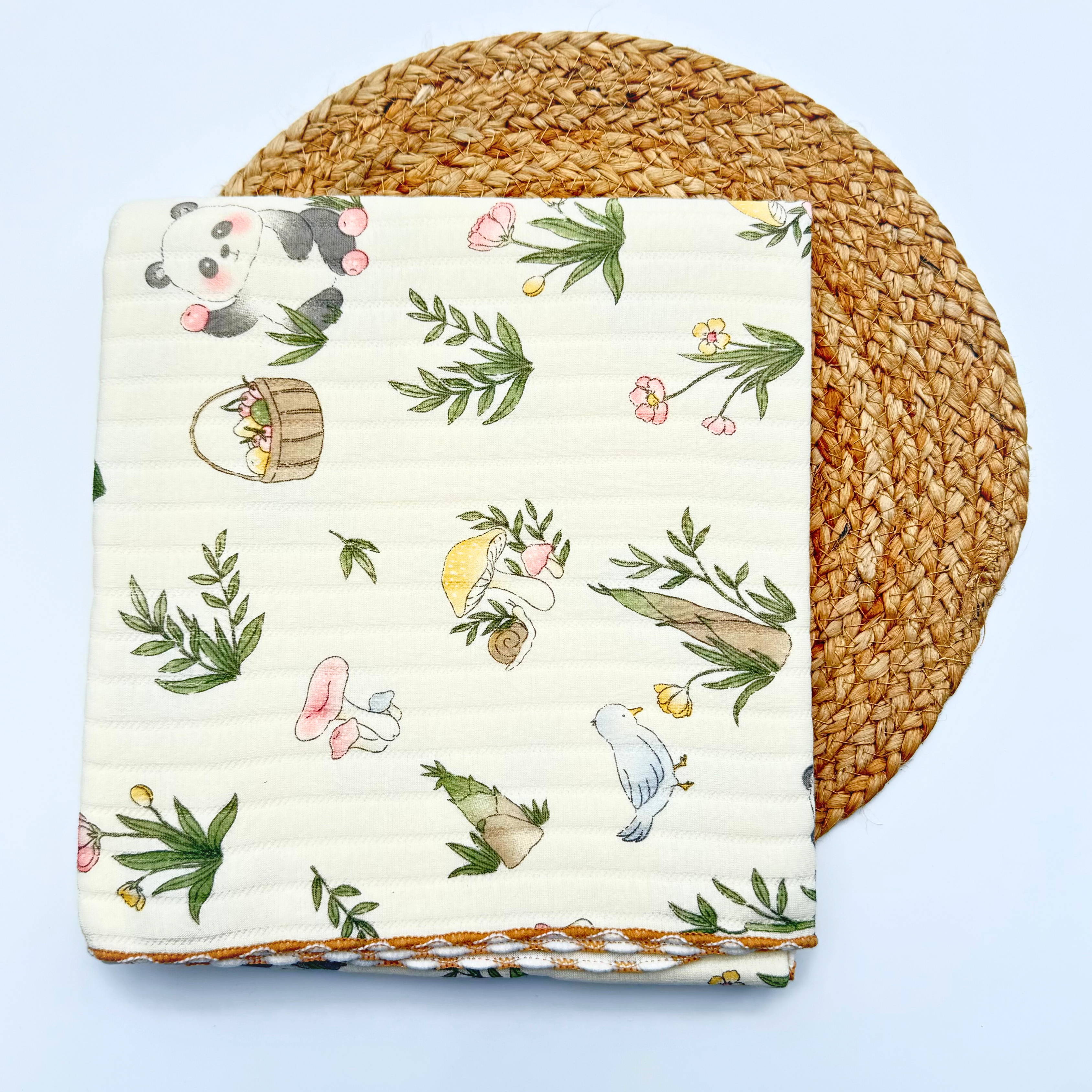 Organic 100% Cotton Baby Muslin Blanket Cloth | Ultra-Soft & Breathable | 85×85 cm | Newborn–12 Months babee D