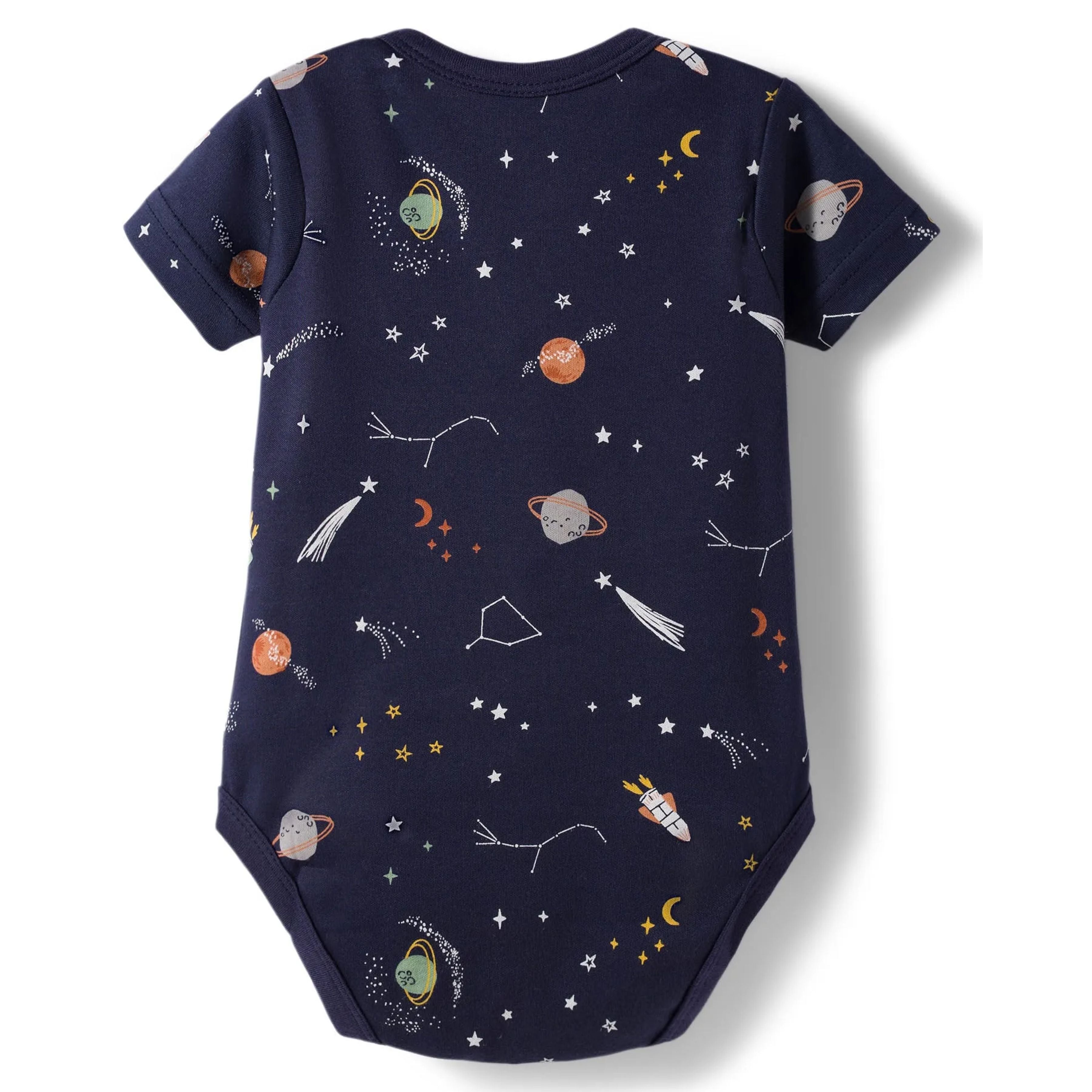 I Bears Interlock Knit Half Sleeves Onesies for Baby | Soft Cotton Baby Bodysuit for Newborns & Infants | Comfortable Daily Wear