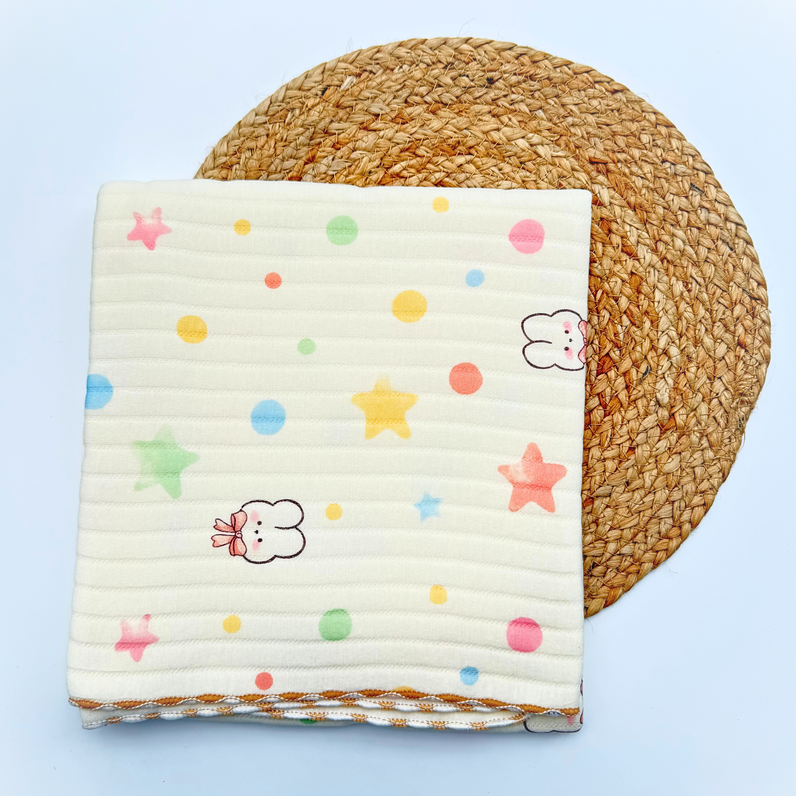 Organic 100% Cotton Baby Muslin Blanket Cloth | Ultra-Soft & Breathable | 85×85 cm | Newborn–12 Months babee D