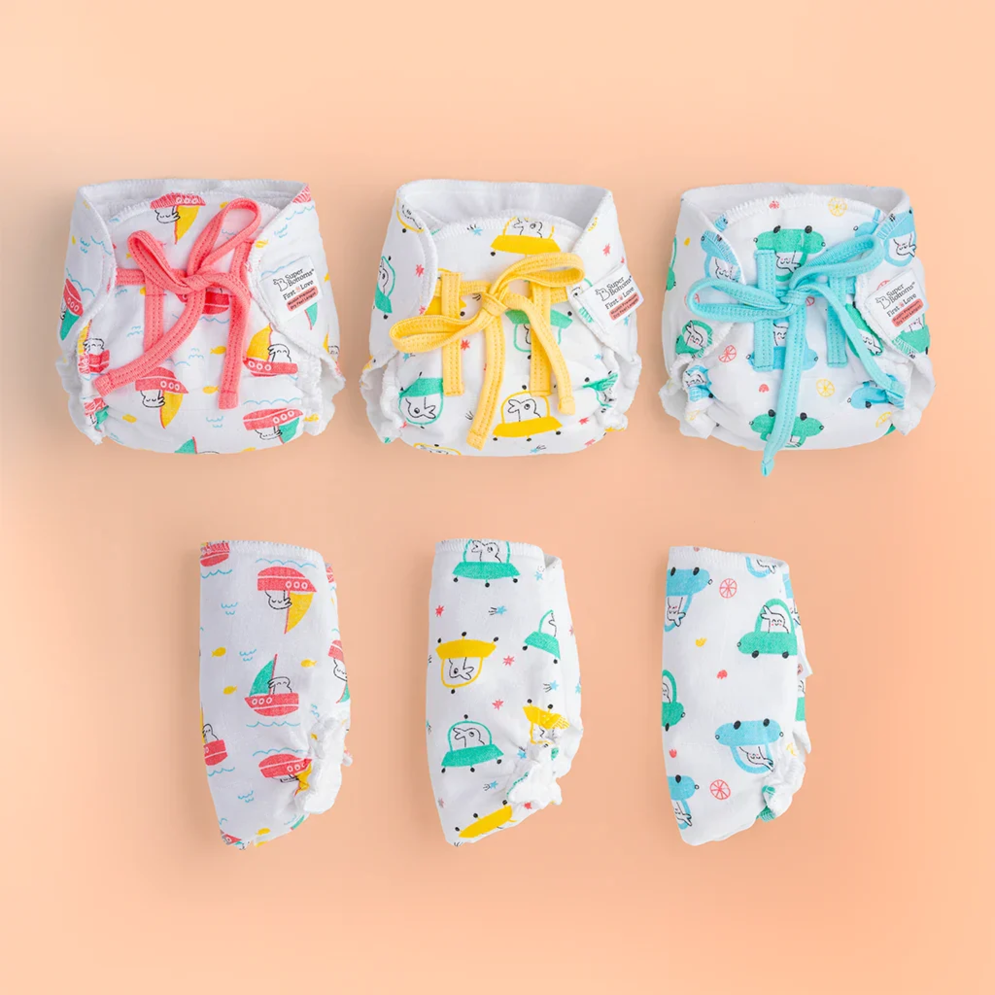 Premium Muslin Dry Feel Langots (pack of 2- Assorted)