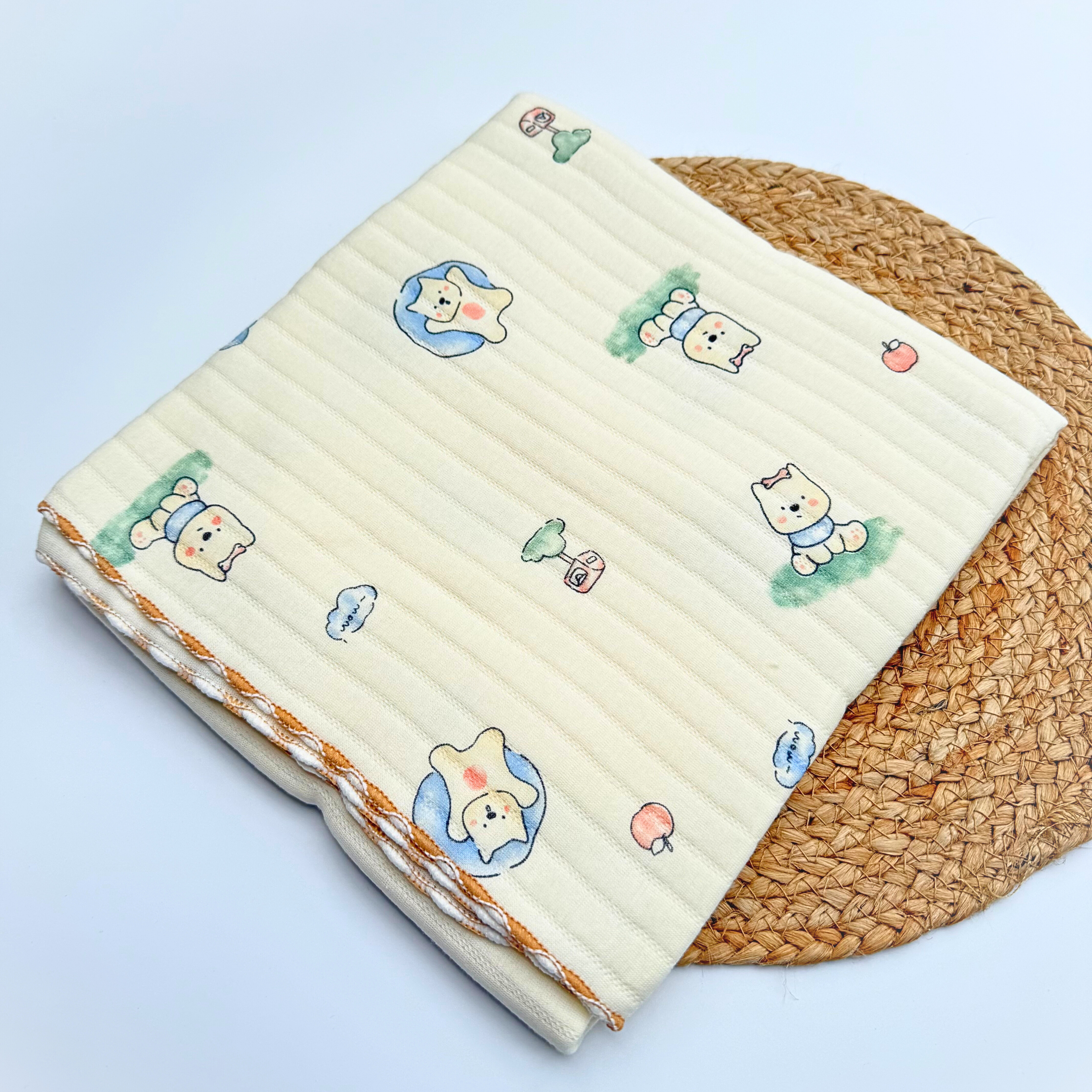 Organic 100% Cotton Baby Muslin Blanket Cloth | Ultra-Soft & Breathable | 85×85 cm | Newborn–12 Months babee D