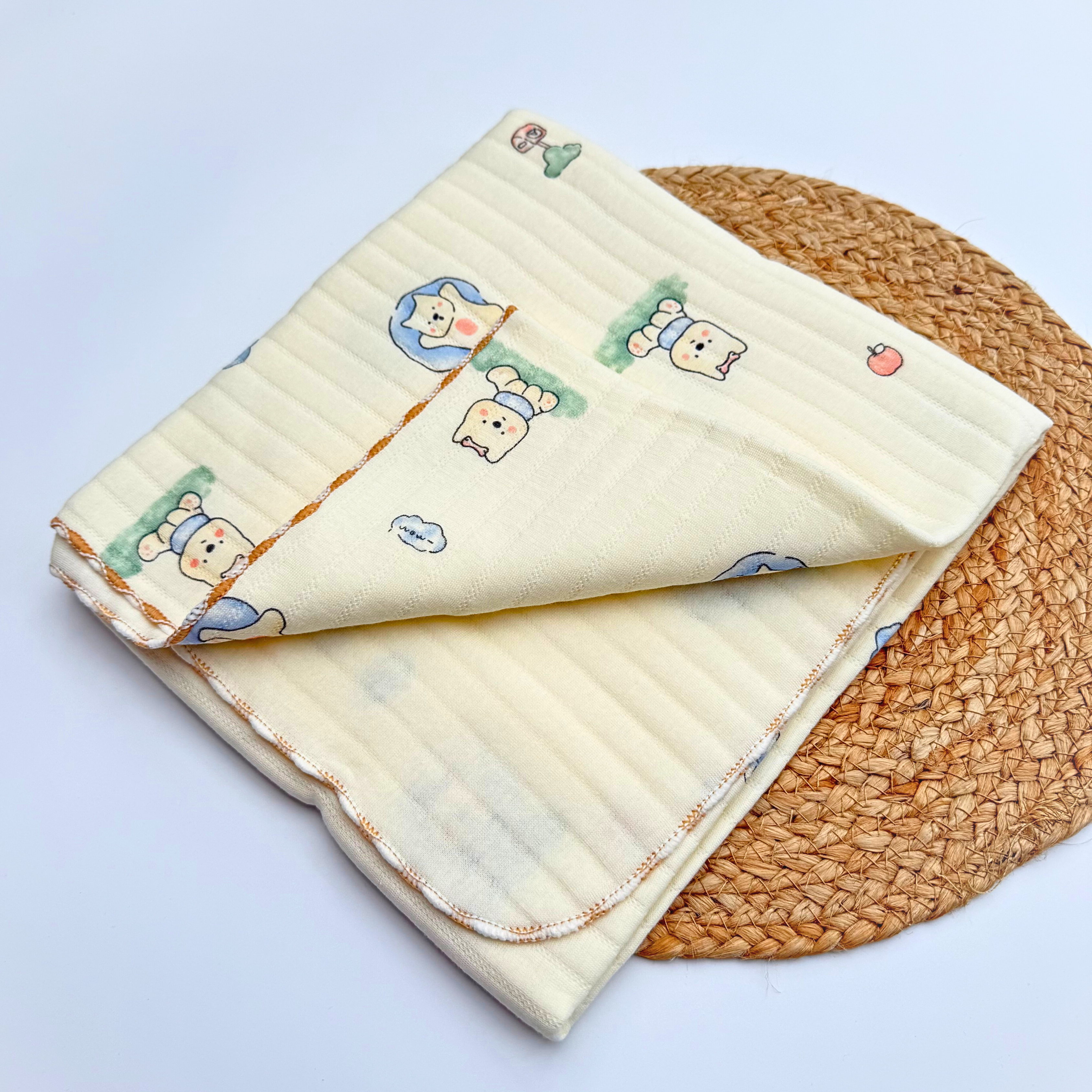 Organic 100% Cotton Baby Muslin Blanket Cloth | Ultra-Soft & Breathable | 85×85 cm | Newborn–12 Months babee D