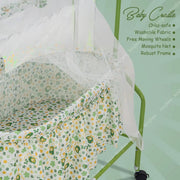 Baybee Enchant Baby Swing Cradle for Baby – Baby Cradle Swing Jhula with Mosquito Net & Wheels | Newborn to 12 Months