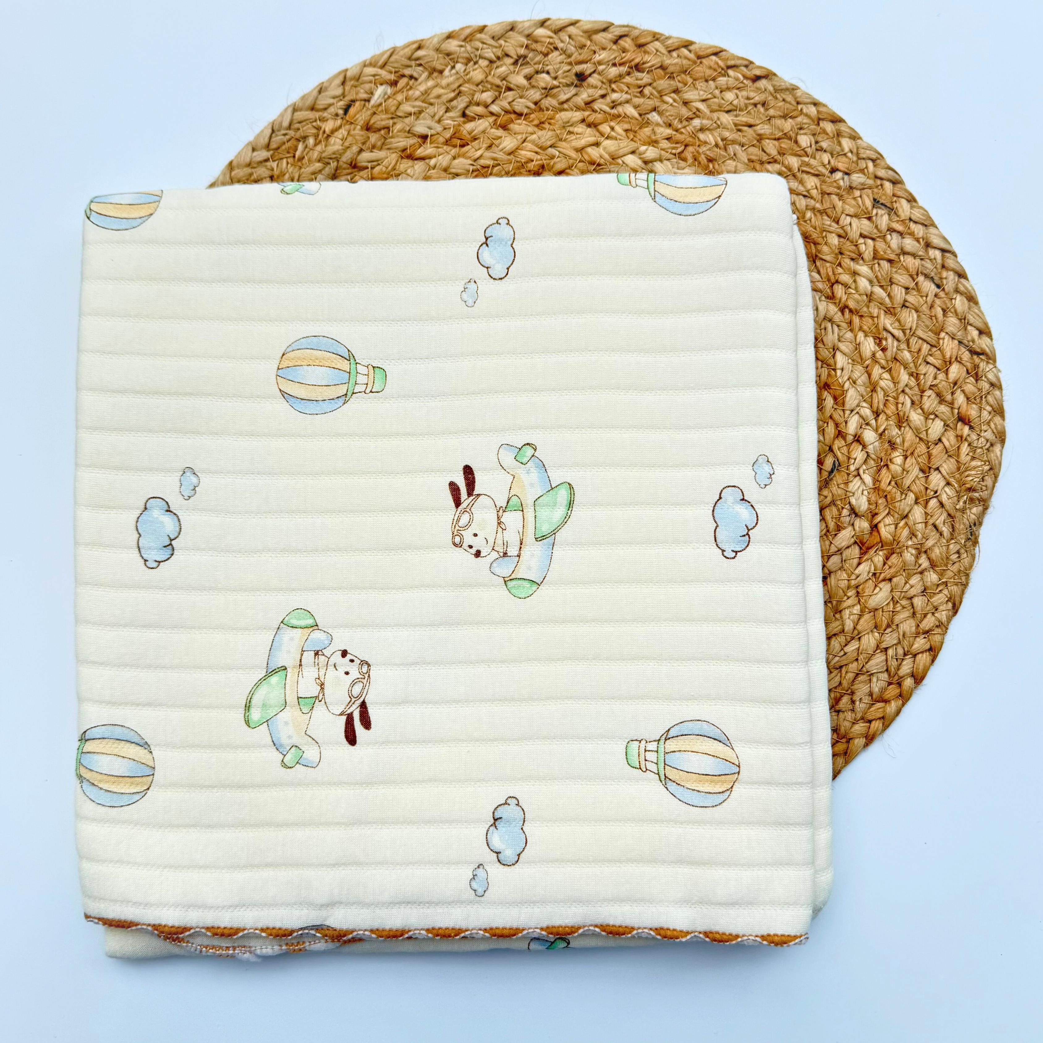 Organic 100% Cotton Baby Muslin Blanket Cloth | Ultra-Soft & Breathable | 85×85 cm | Newborn–12 Months babee D