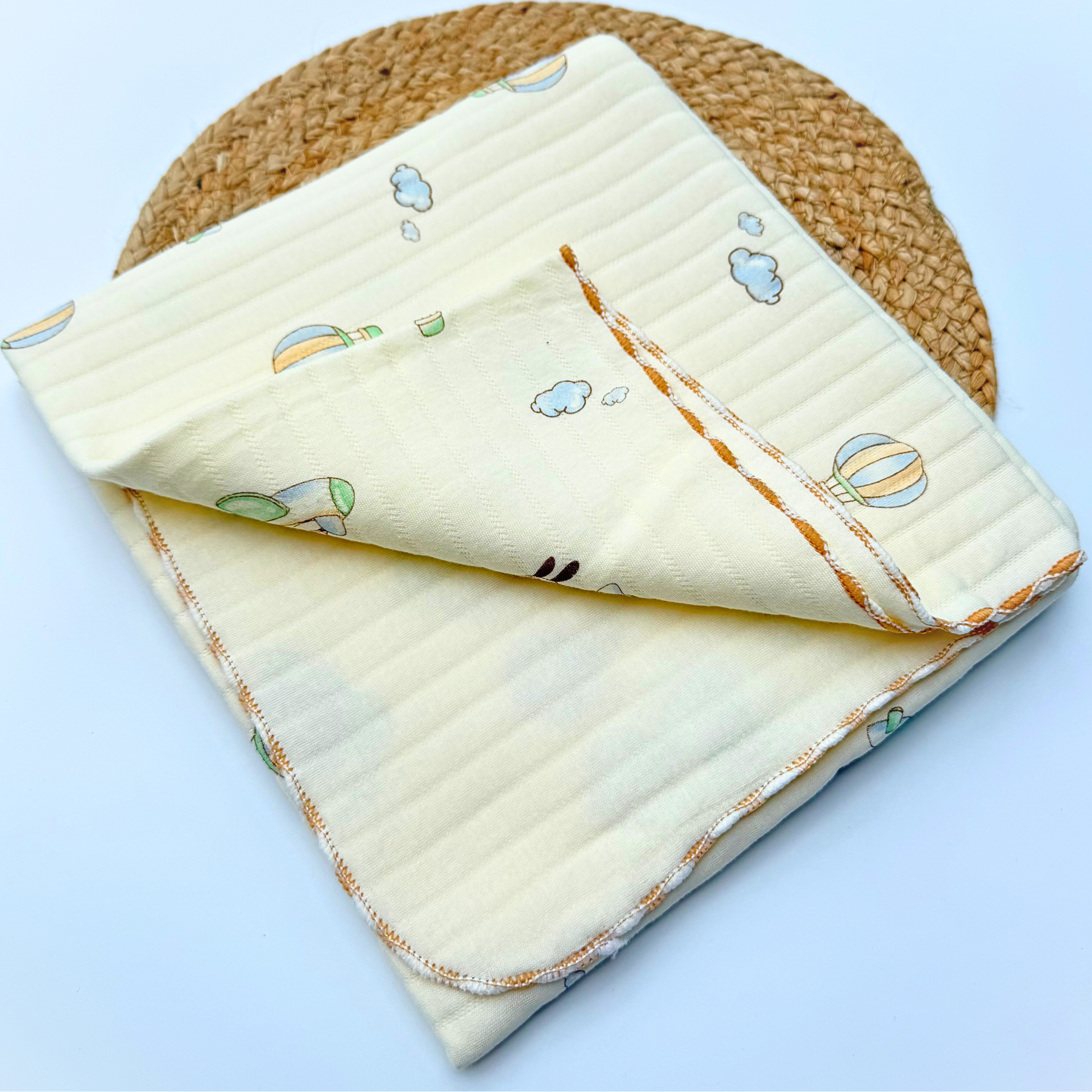 Organic 100% Cotton Baby Muslin Blanket Cloth | Ultra-Soft & Breathable | 85×85 cm | Newborn–12 Months babee D