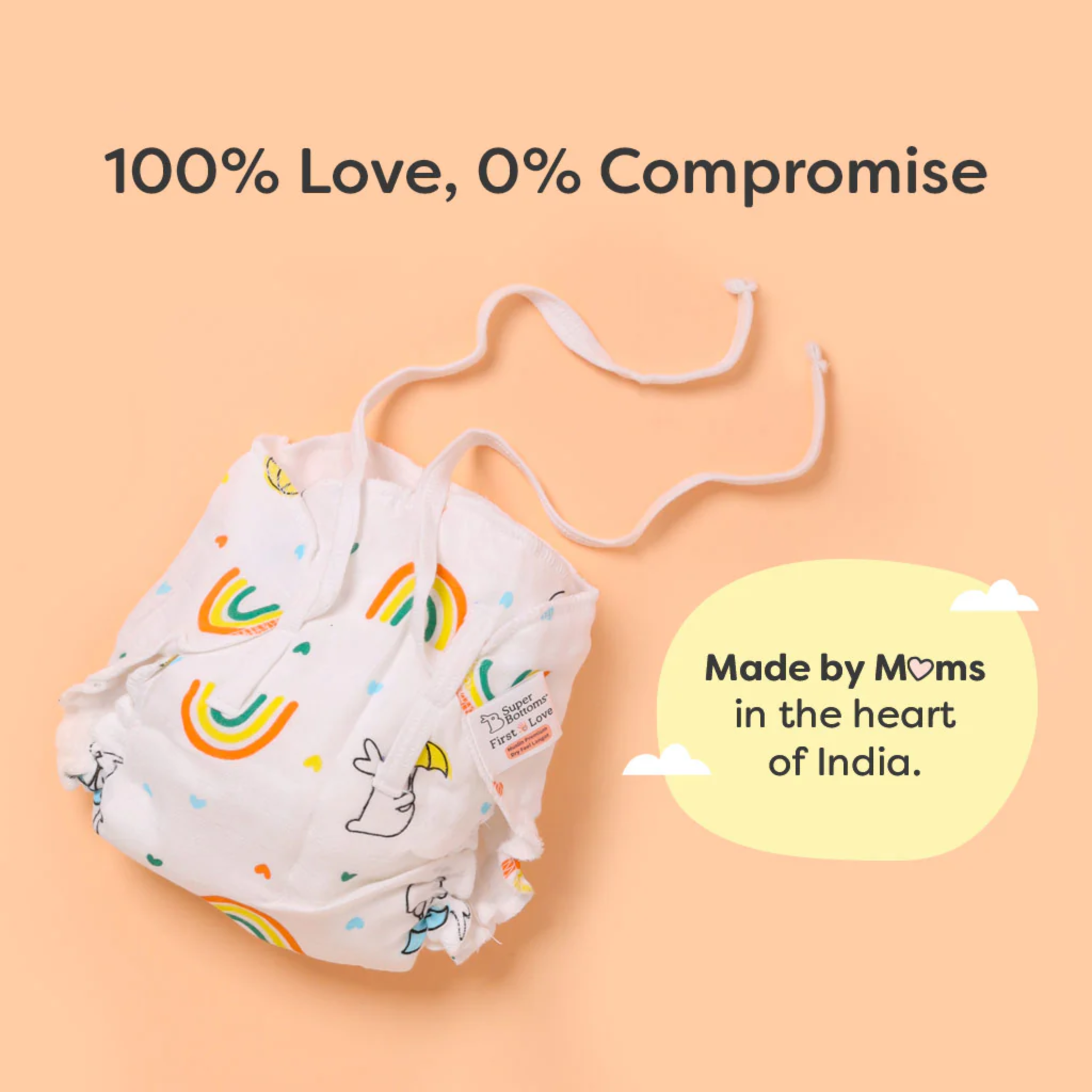 Premium Muslin Dry Feel Langots (pack of 2- Assorted)
