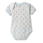 I Bears Interlock Knit Half Sleeves Onesies for Baby | Soft Cotton Baby Bodysuit for Newborns & Infants | Comfortable Daily Wear