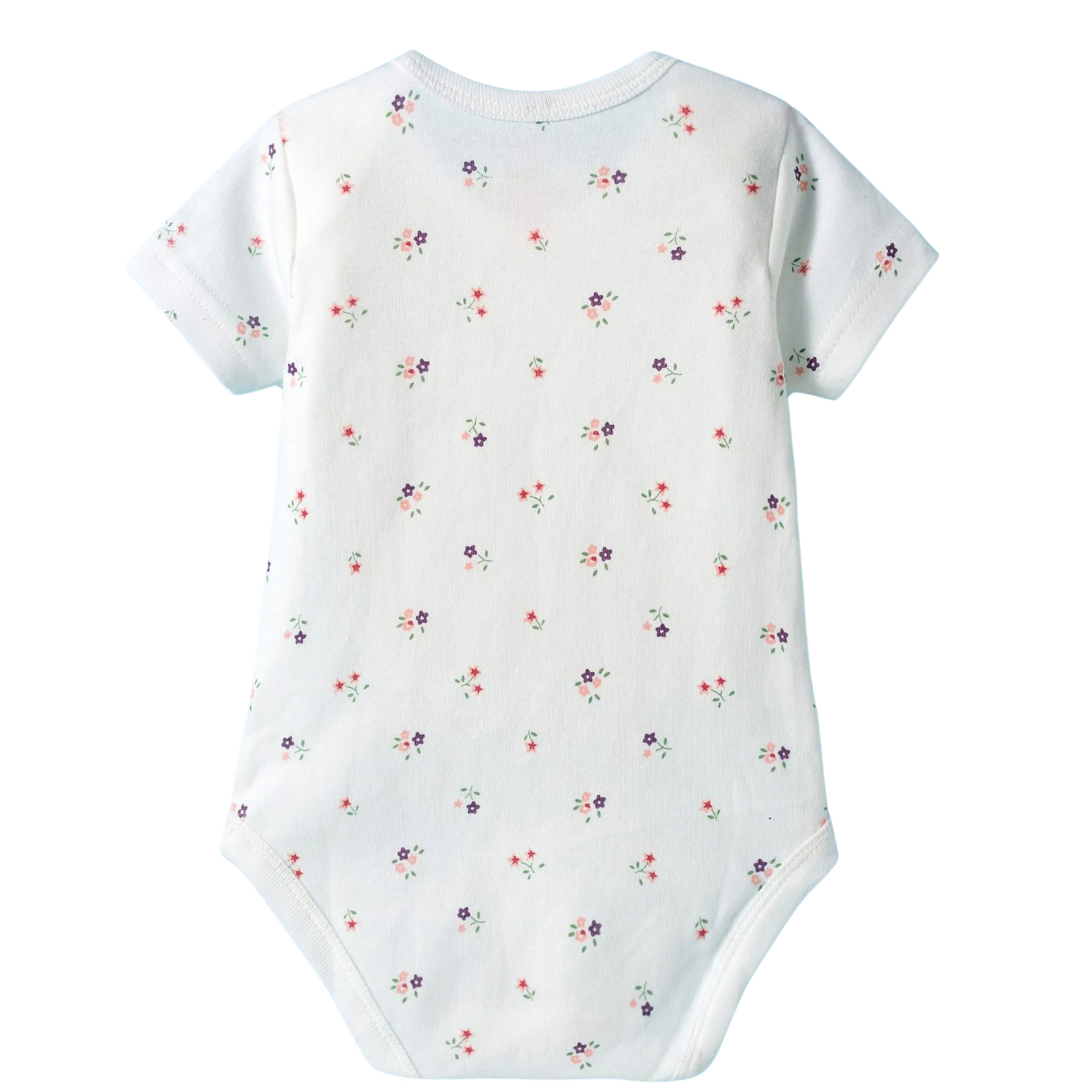 I Bears Interlock Knit Half Sleeves Onesies Combo Pack of 3 | Soft Cotton Baby Bodysuit for Newborns & Infants | Comfortable Daily Wear