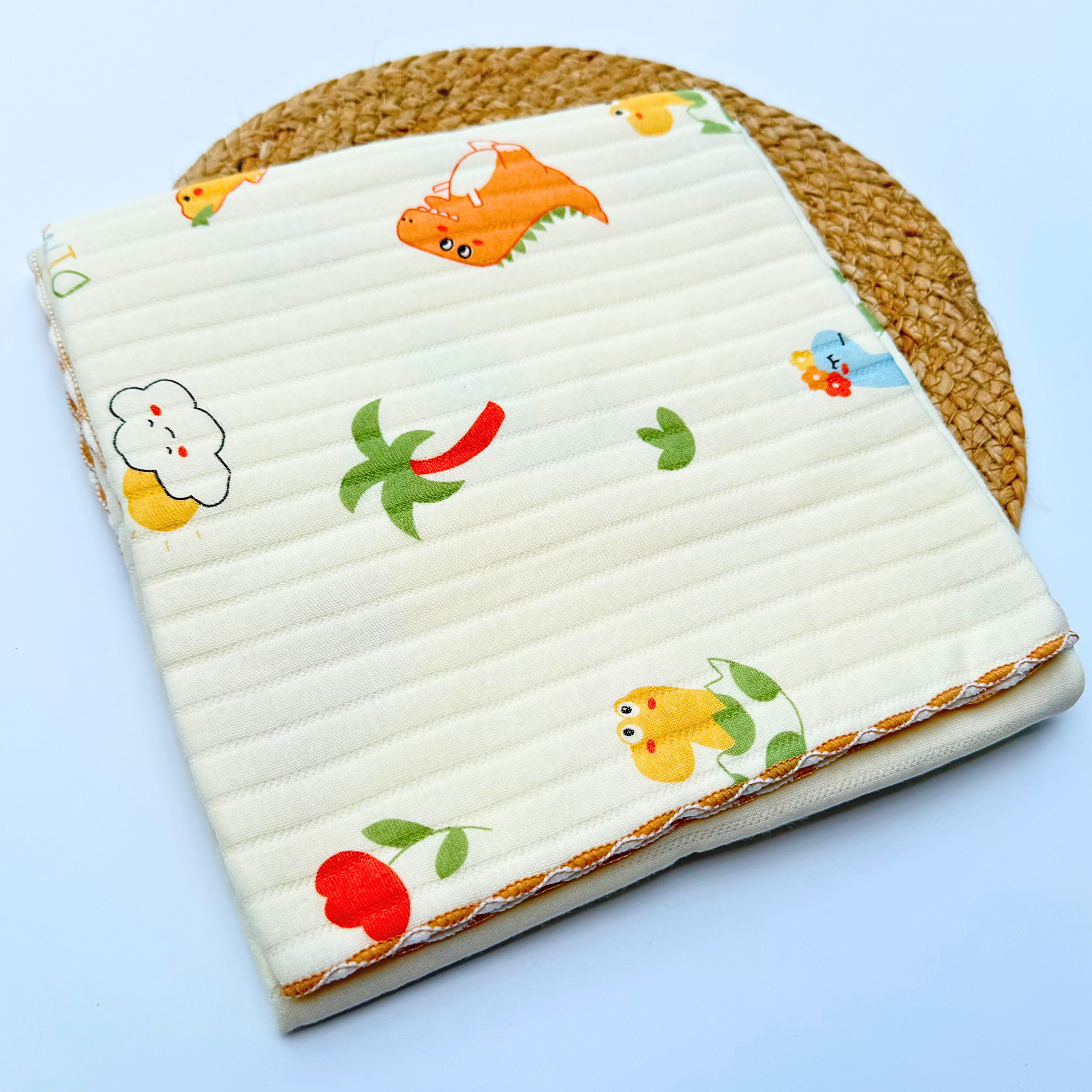 Organic 100% Cotton Baby Muslin Blanket Cloth | Ultra-Soft & Breathable | 85×85 cm | Newborn–12 Months babee D