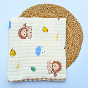 Organic 100% Cotton Baby Muslin Blanket Cloth | Ultra-Soft & Breathable | 85×85 cm | Newborn–12 Months babee D