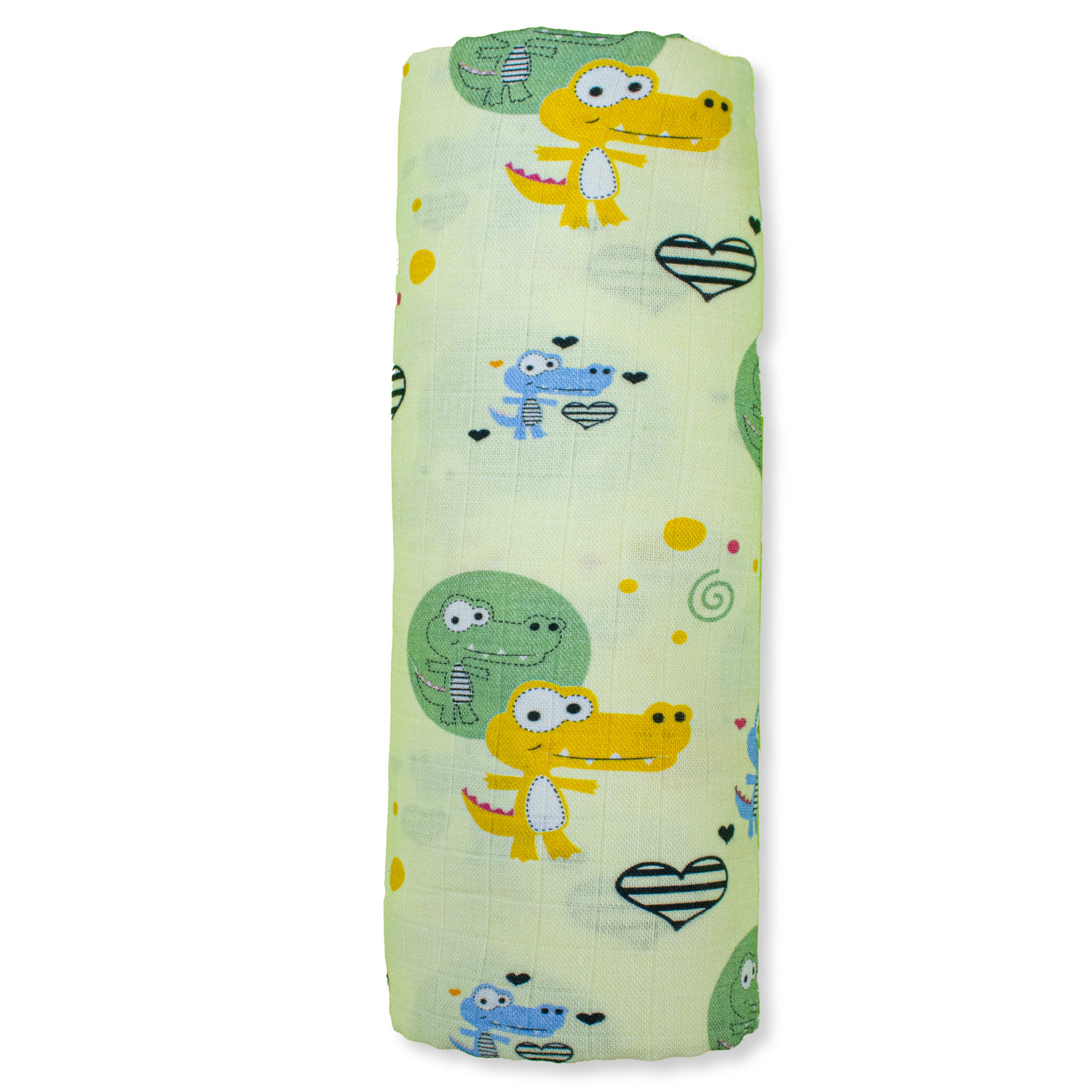 Organic 100% Cotton Baby Muslin Swaddle Cloth | Ultra-Soft & Breathable | 110×110 cm | Newborn–12 Months | Pack of 1