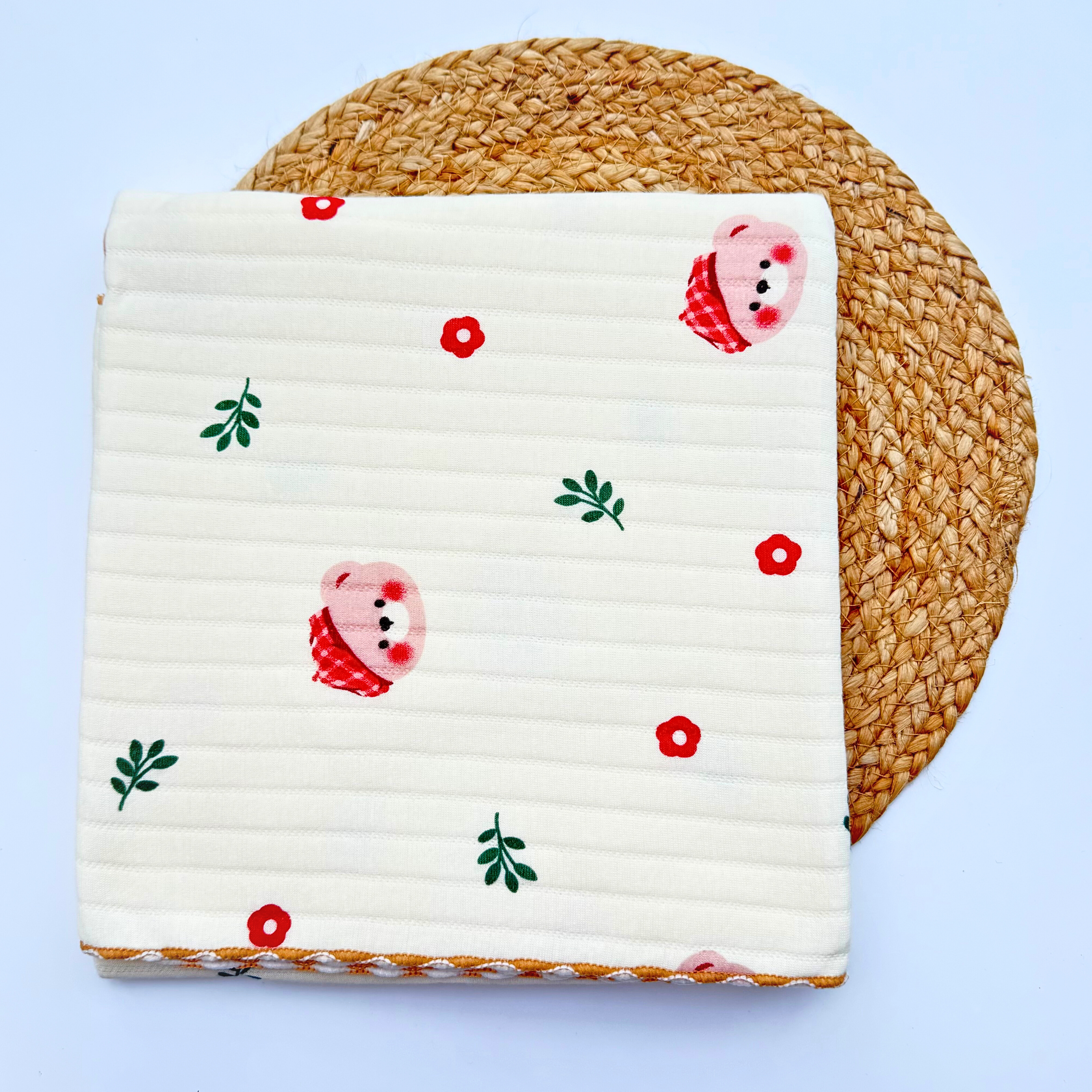 Organic 100% Cotton Baby Muslin Blanket Cloth | Ultra-Soft & Breathable | 85×85 cm | Newborn–12 Months babee D