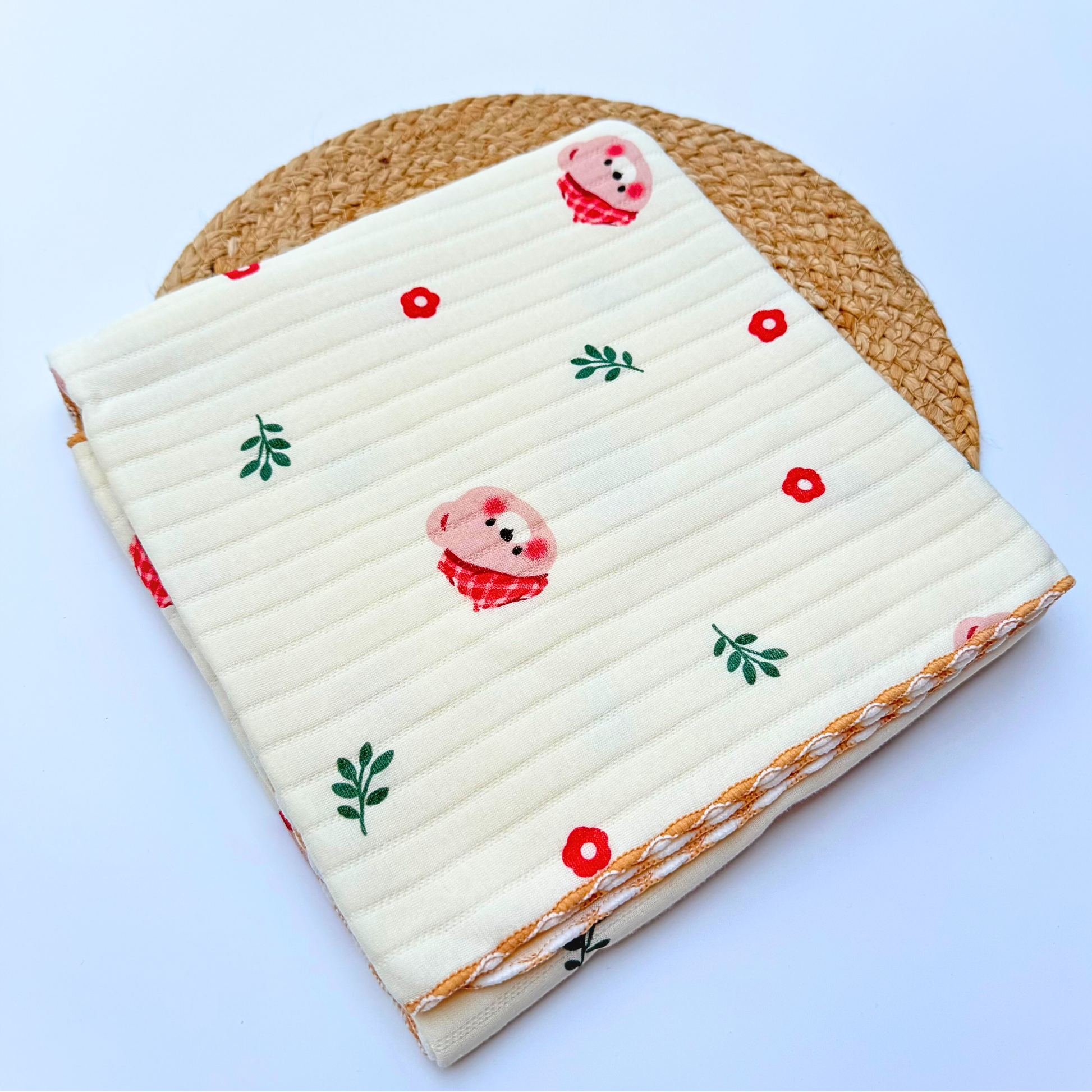 Organic 100% Cotton Baby Muslin Blanket Cloth | Ultra-Soft & Breathable | 85×85 cm | Newborn–12 Months babee D