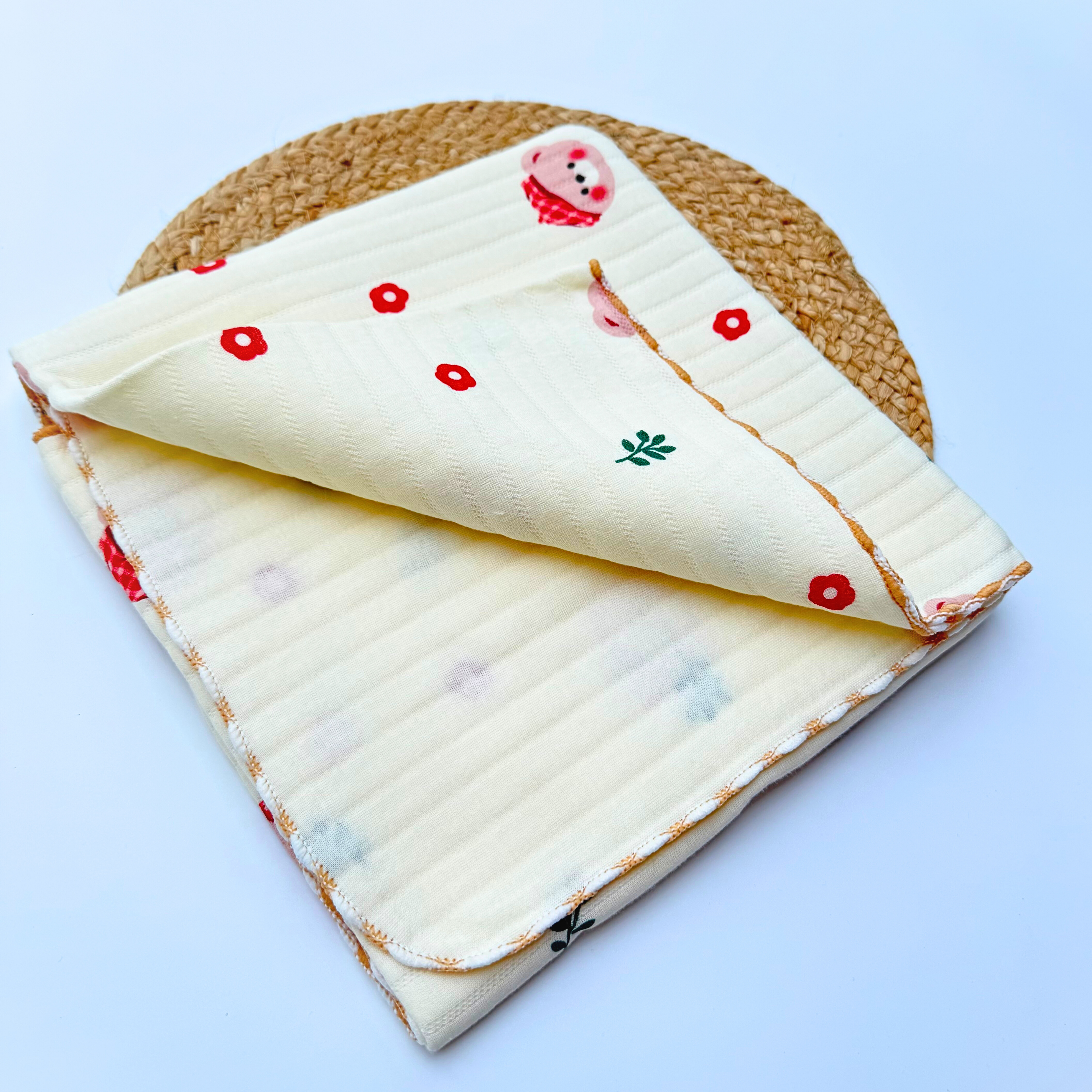Organic 100% Cotton Baby Muslin Blanket Cloth | Ultra-Soft & Breathable | 85×85 cm | Newborn–12 Months babee D