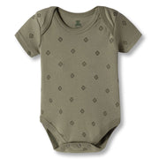 I Bears Interlock Knit Half Sleeves Onesies for Baby | Soft Cotton Baby Bodysuit for Newborns & Infants | Comfortable Daily Wear