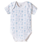 I Bears Interlock Knit Half Sleeves Onesies for Baby | Soft Cotton Baby Bodysuit for Newborns & Infants | Comfortable Daily Wear