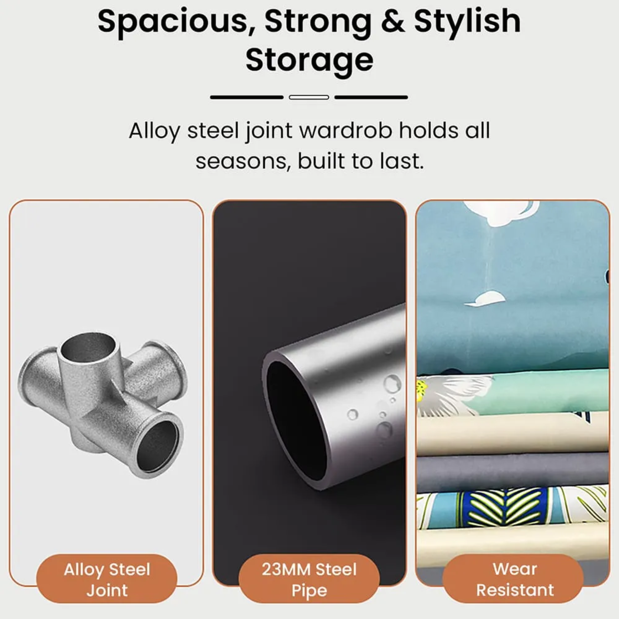 Best Kids Wardrobe with 360 Wrapping, Multipurpose Storage Cabinet for Smart Storage –  Rabbit