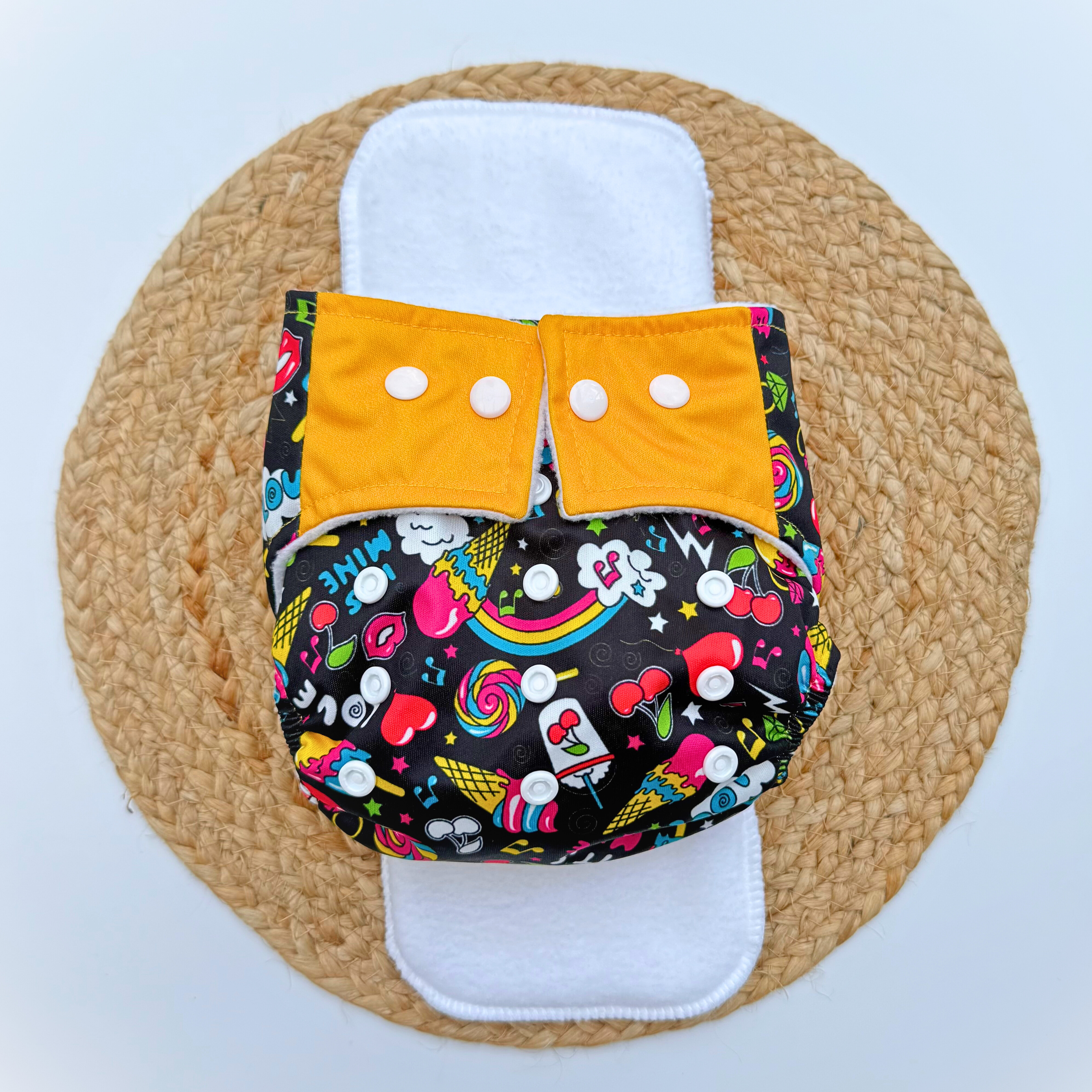 Freesize Cloth Diaper for Babies | Adjustable, Washable & Reusable Diaper with Insert Pad (3 Months to 3 Years) babee D