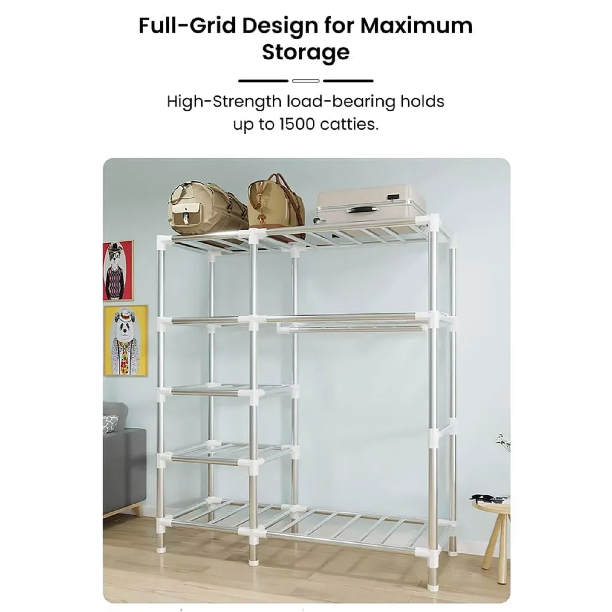 Best Kids Wardrobe with 360 Wrapping, Multipurpose Storage Cabinet for Smart Storage –  Rhombus