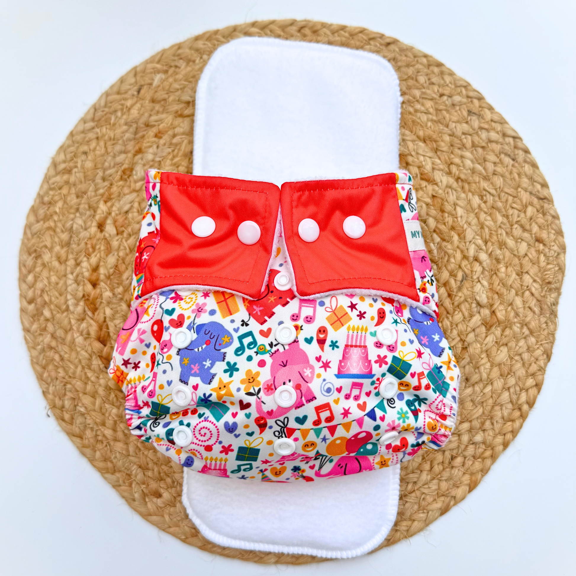 Freesize Cloth Diaper for Babies | Adjustable, Washable & Reusable Diaper with Insert Pad (3 Months to 3 Years) babee D