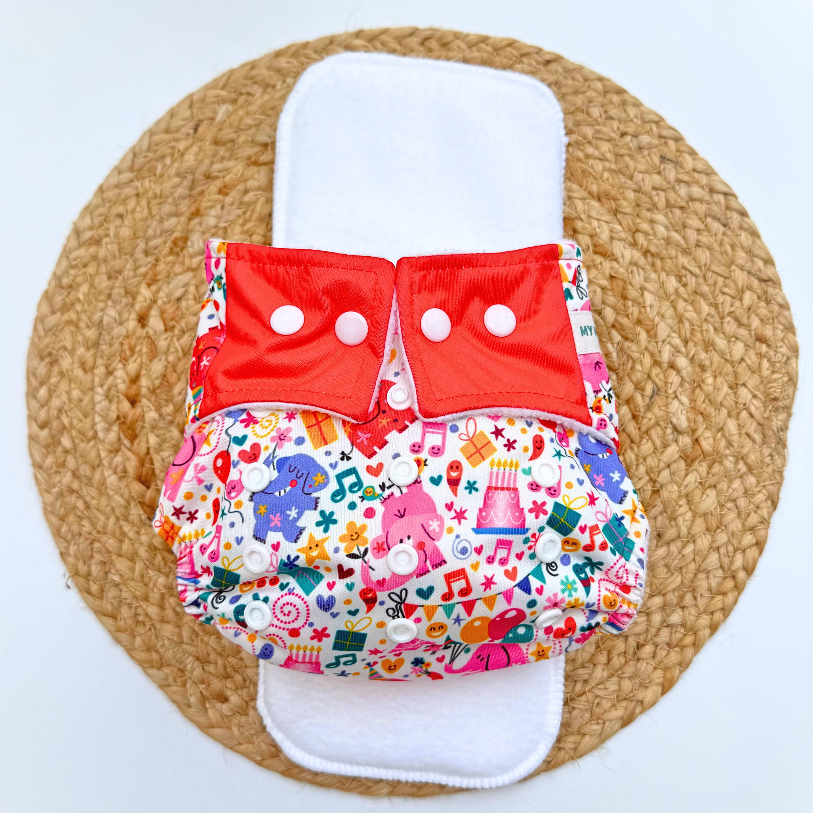 Freesize Cloth Diaper for Babies | Adjustable, Washable & Reusable Diaper with Insert Pad (3 Months to 3 Years) babee D