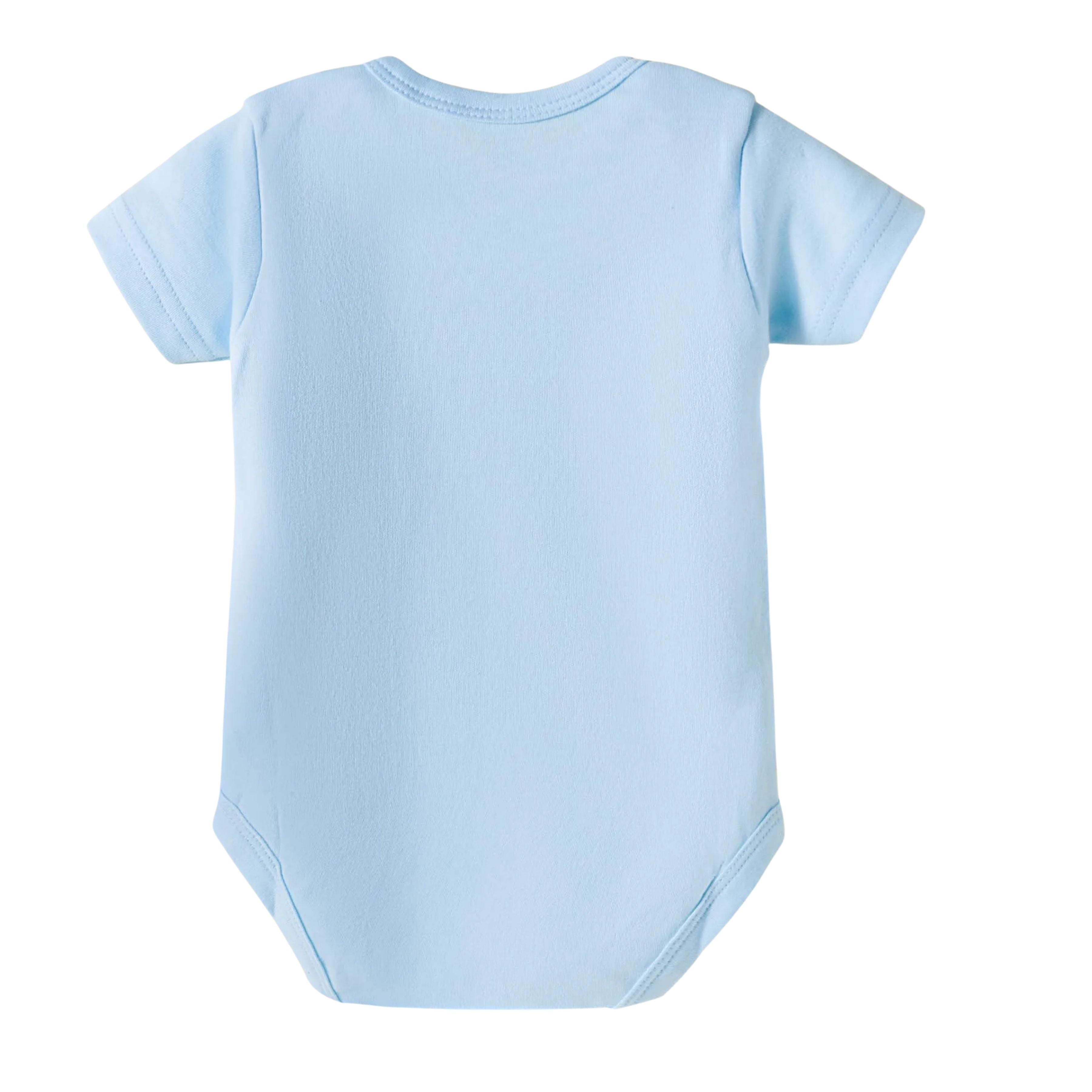 I Bears Interlock Knit Half Sleeves Onesies Combo Pack of 3 | Soft Cotton Baby Bodysuit for Newborns & Infants | Comfortable Daily Wear