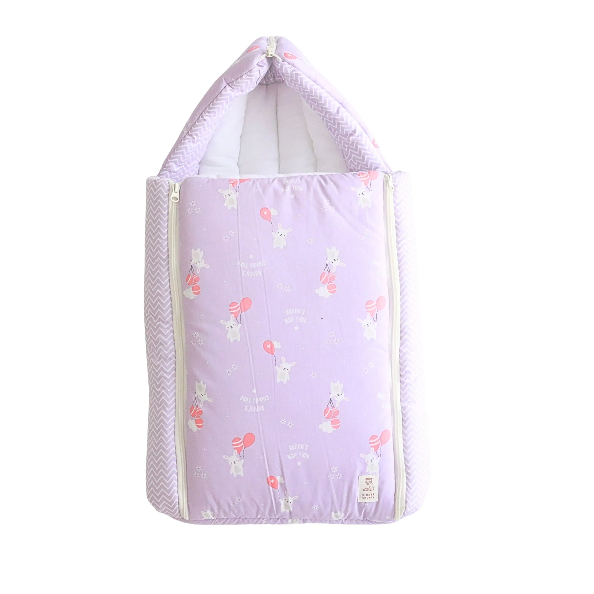 100% Organic Muslin Baby Carry Bed | Baby Muslin Carry Nest | Baby Carrier (Purple) babee D