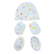 Newborn Baby Cap, Mittens & Booties Set | Soft Cotton Winter Essentials for Newborns | Warm & Comfortable Baby Gift Set