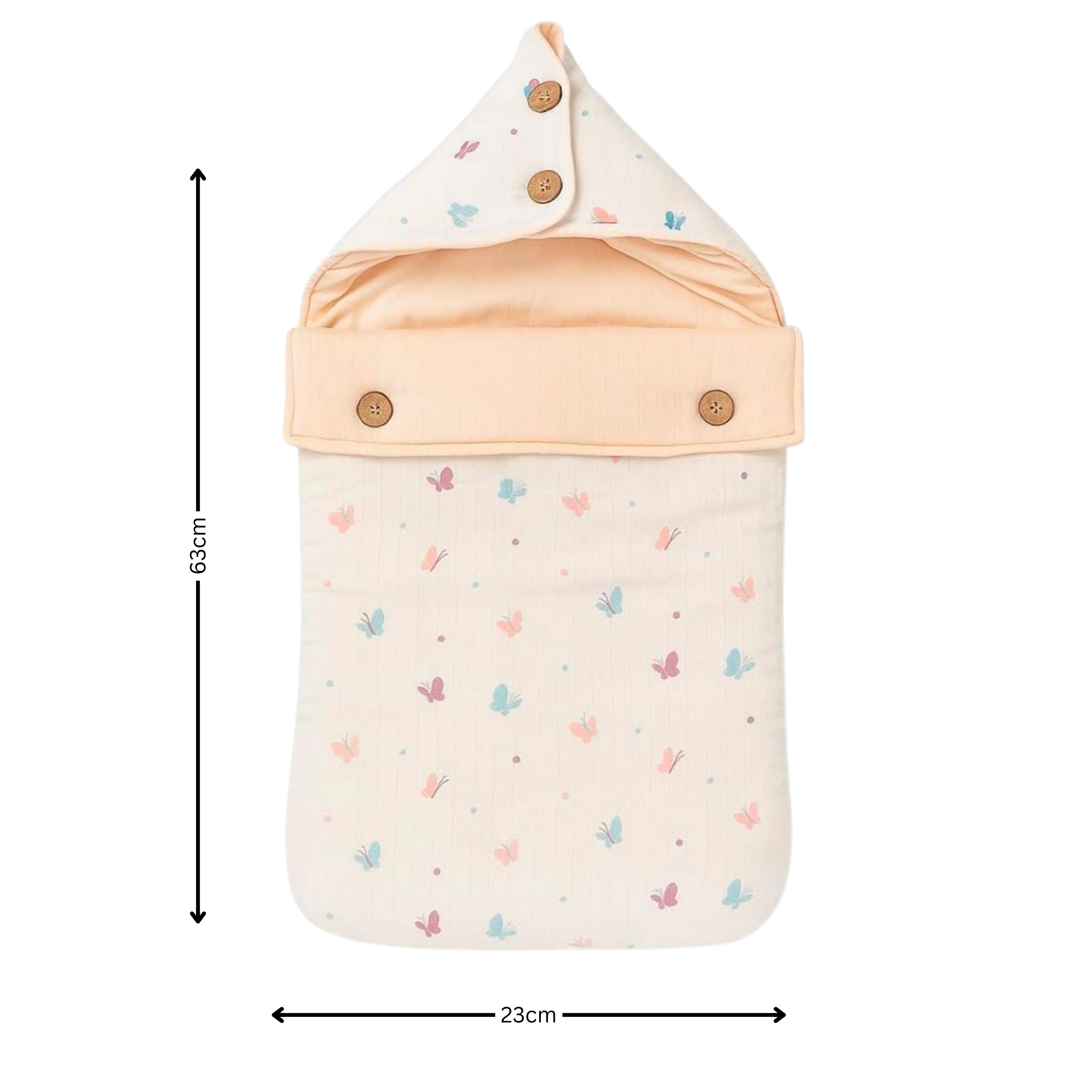 100% Organic Muslin Baby Carry Bed | Baby Muslin Carry Nest | Kangaroo Wrap | Baby Carrier