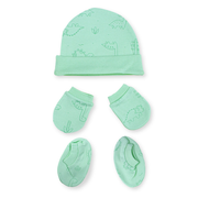 Newborn Baby Cap, Mittens & Booties Set | Soft Cotton Winter Essentials for Newborns | Warm & Comfortable Baby Gift Set