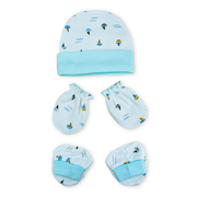 Newborn Baby Cap, Mittens & Booties Set | Soft Cotton Winter Essentials for Newborns | Warm & Comfortable Baby Gift Set