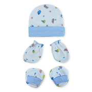 Newborn Baby Cap, Mittens & Booties Set | Soft Cotton Winter Essentials for Newborns | Warm & Comfortable Baby Gift Set