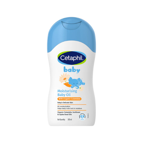 Cetaphil Baby Massage Oil for Newborns & Infants | Dermatologist Tested | Gentle & Nourishing