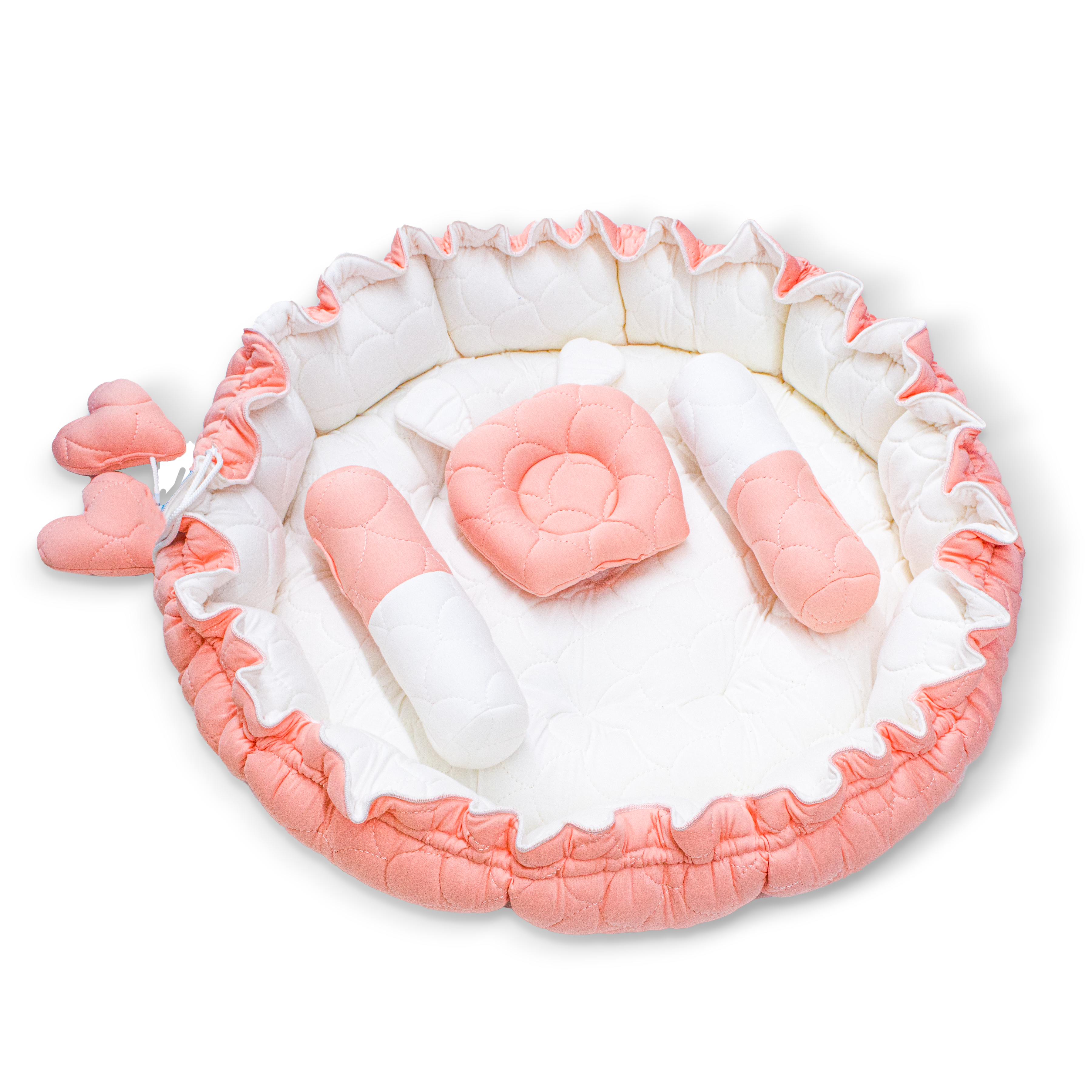 Cotton Nest for Baby Nap | Soft & Comfortable Baby Lounger Nest for Newborns | Cozy Sleeping Bed