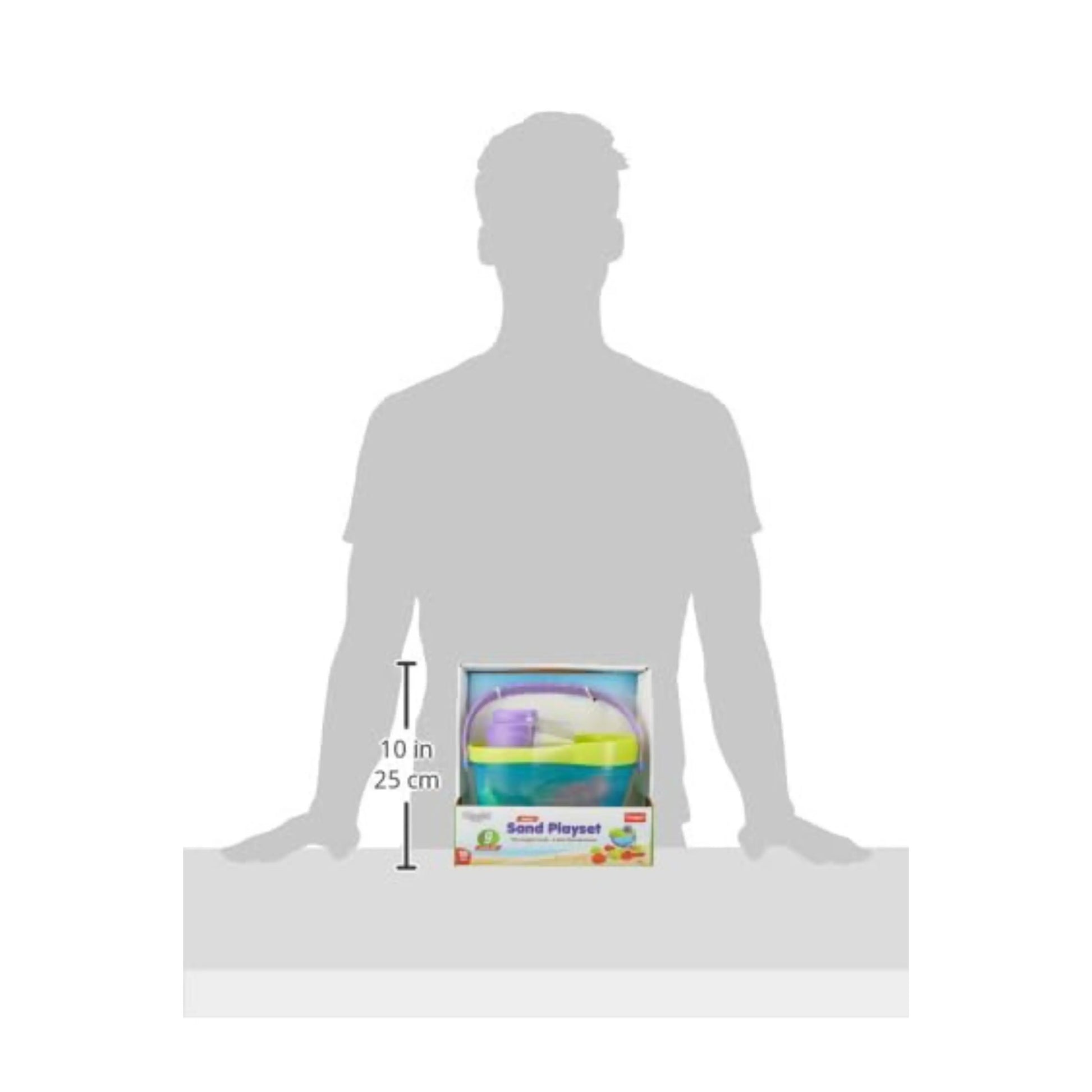 Giggles Funskool Junior Sand Playset, Educational & Creative Construction Toy for Kids, Encourages Learning & Development, Fun Activity for Preschoolers, Gift Set for Kid, Age 18+ Months Giggles Funskool