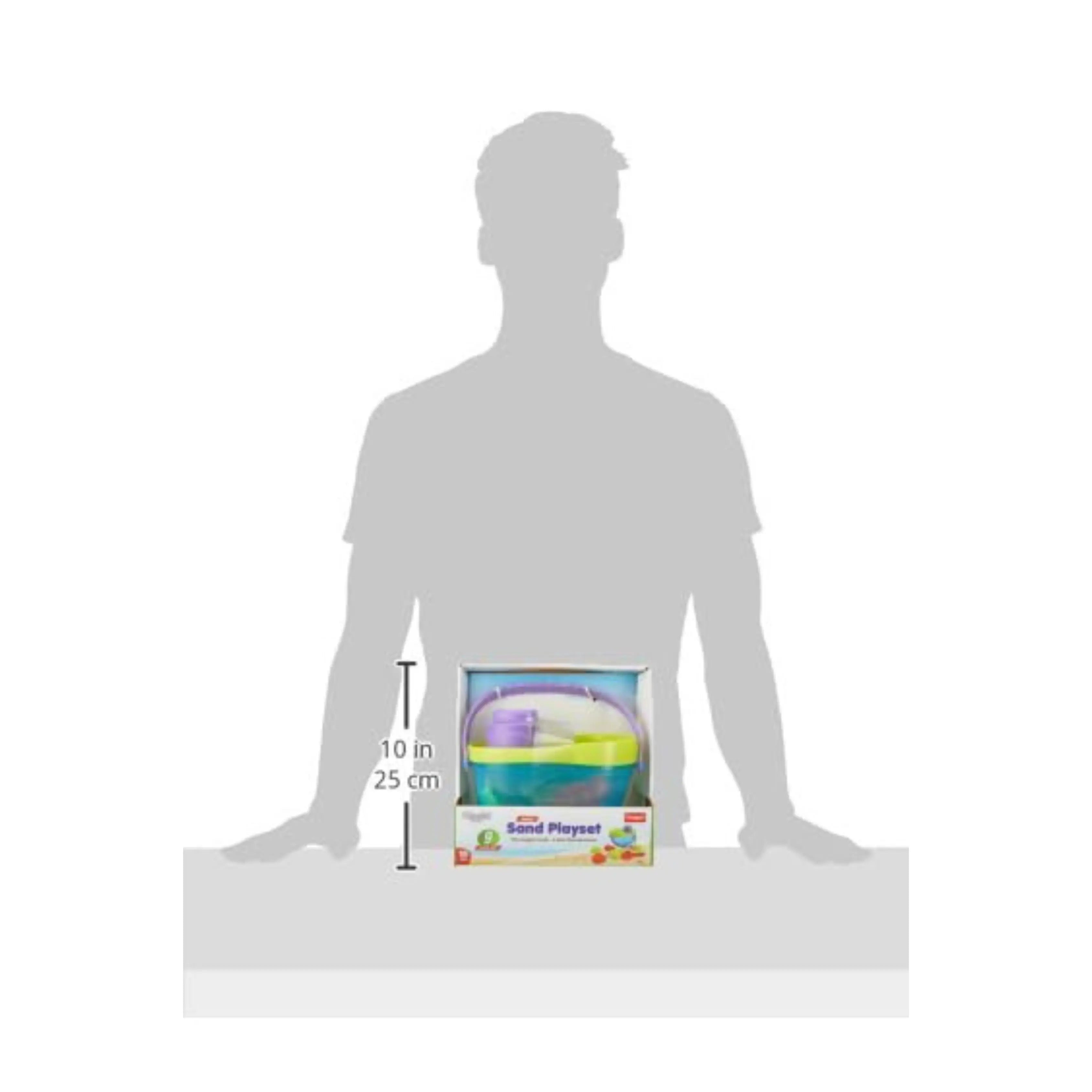 Giggles Funskool Junior Sand Playset, Educational & Creative Construction Toy for Kids, Encourages Learning & Development, Fun Activity for Preschoolers, Gift Set for Kid, Age 18+ Months Giggles Funskool