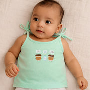 Cotton Knot Jabla for Newborn Baby | Soft Breathable Tie-Up Baby Jablas | Comfortable Daily Wear Infant Top