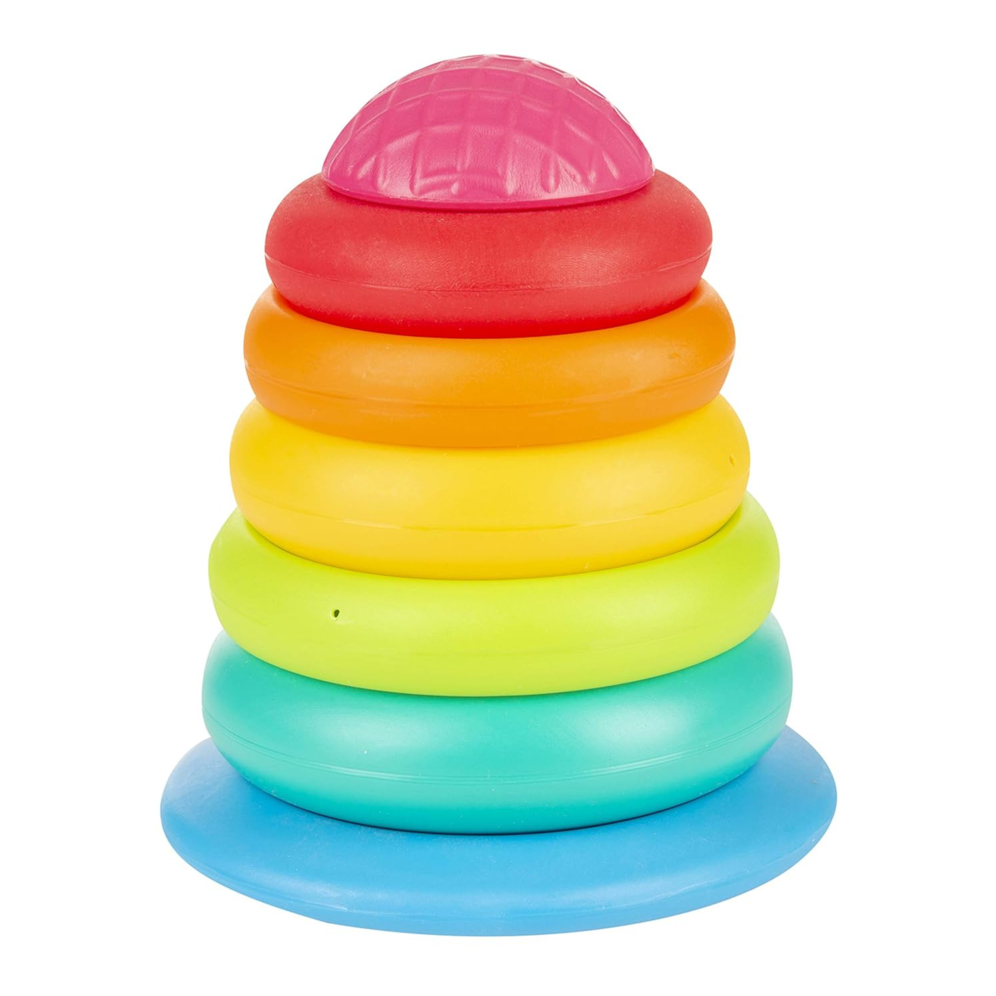Giggles Funskool - Stack A Ring , Multicolour Stacking Toy With 5 Colourful Rings, Helps To Grasp, Shake And Stack, Toy For 1 Year Old, Infant And Preschool Toys
