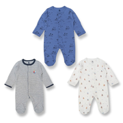 Full Length Baby Rompers | Soft Cotton Footed Onesies for Newborns & Infants | Comfortable All-Season Sleep & Play Wear