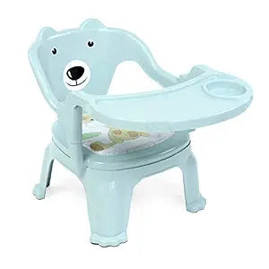 Baby Bucket Chair with Tray | Strong Plastic Feeding, Study & Kids Chair | Portable Baby Chair up to 35 Kg (Copy)