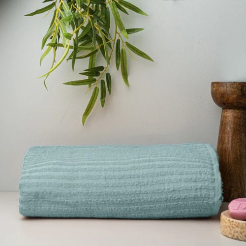 Micro Cotton LuxeLite Versatile Towel,Green(size: 58x122 cms)