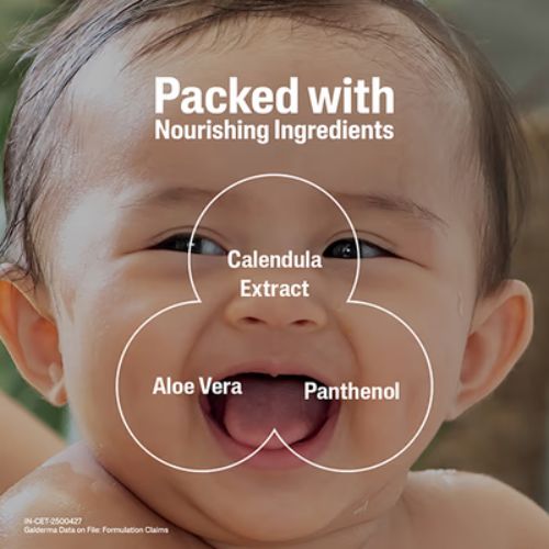 Cetaphil Baby Wash & Shampoo with Organic Calendula 400 ml | Gentle Tear-Free Cleanser | Dermatologist Tested